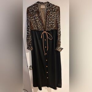 Vanity Fair Vintage Leopard Print Dress
